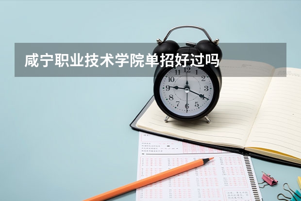 咸宁职业技术学院单招好过吗