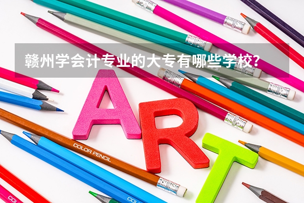 赣州学会计专业的大专有哪些学校？