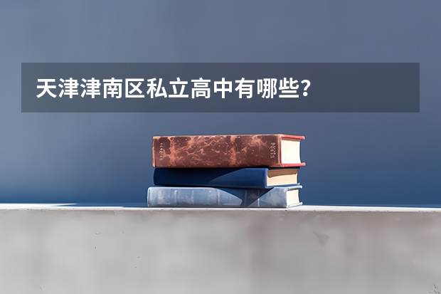 天津津南区私立高中有哪些？
