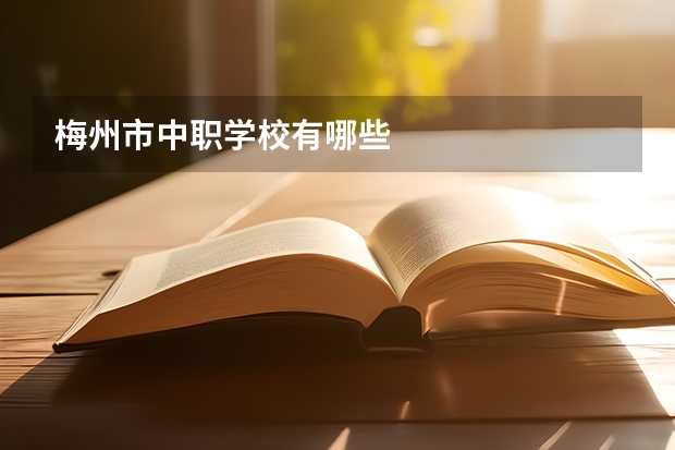 梅州市中职学校有哪些