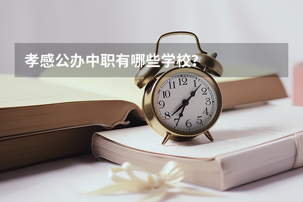 孝感公办中职有哪些学校？