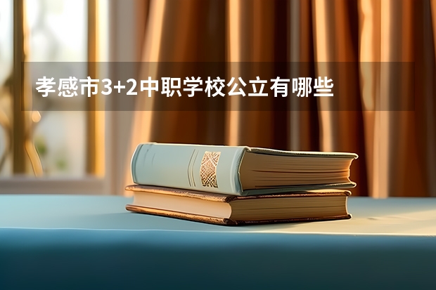 孝感市3+2中职学校公立有哪些
