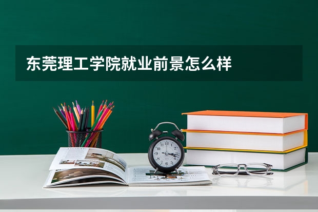 东莞理工学院就业前景怎么样