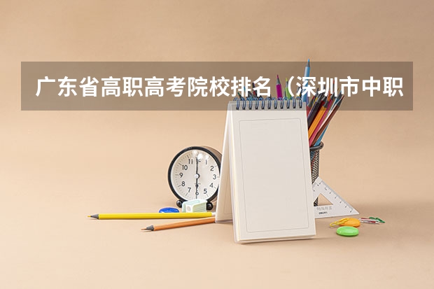 广东省高职高考院校排名（深圳市中职技术学校排名）