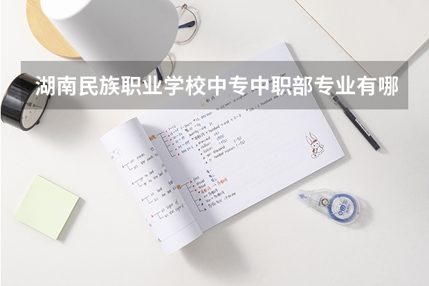 湖南民族职业学校中专中职部专业有哪些?专业介绍