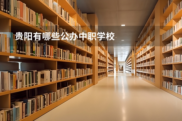 贵阳有哪些公办中职学校