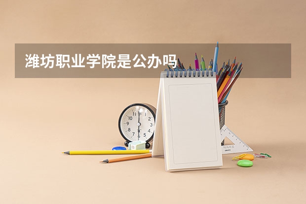 潍坊职业学院是公办吗