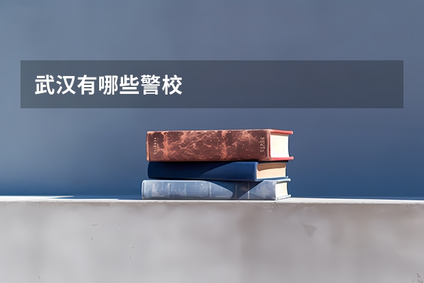 武汉有哪些警校