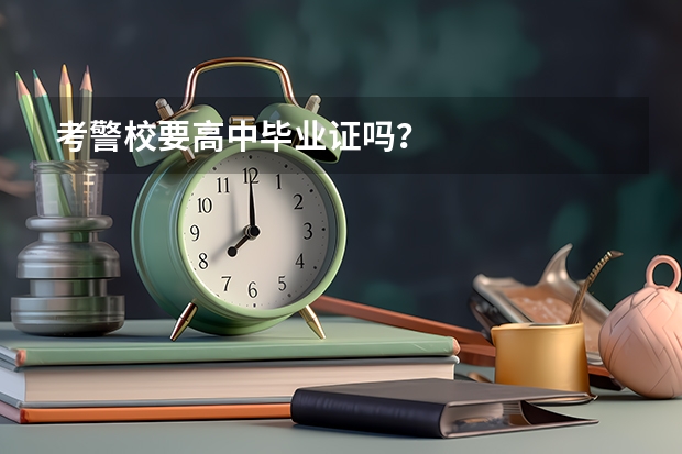 考警校要高中毕业证吗？
