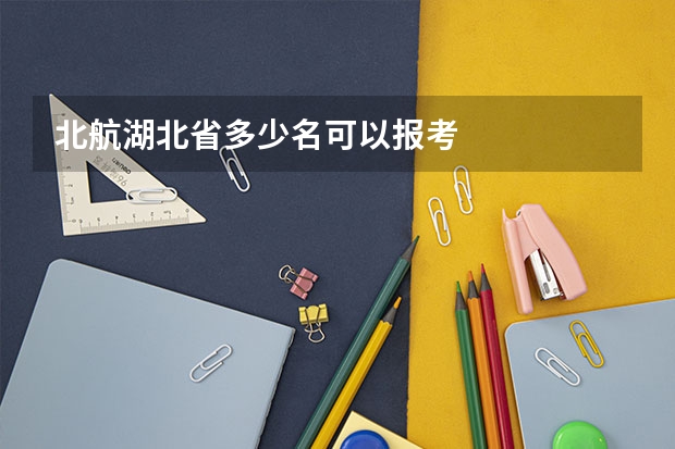 北航湖北省多少名可以报考