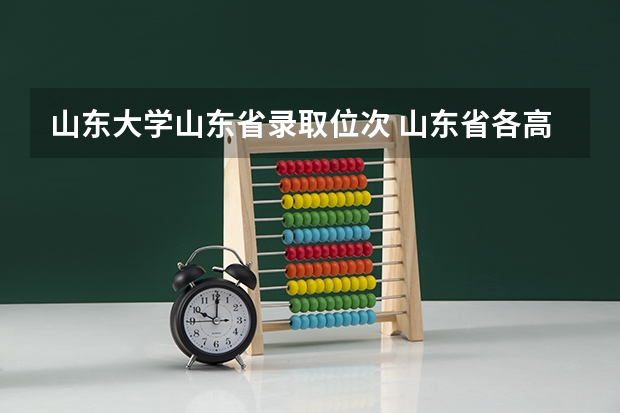 山东大学山东省录取位次 山东省各高校25年录取位次