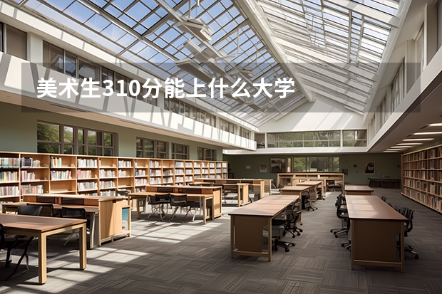 美术生310分能上什么大学