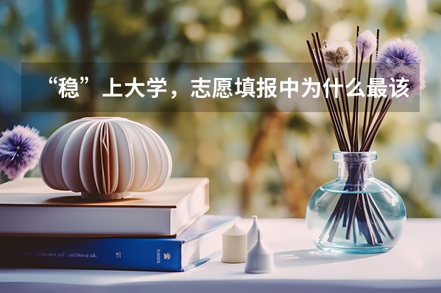 “稳”上大学，志愿填报中为什么最该看位次？一文带你了解志愿填报！